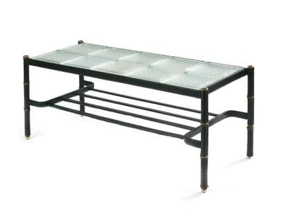 JACQUES ADNET (1900-1984)
Table basse.
Plateau...