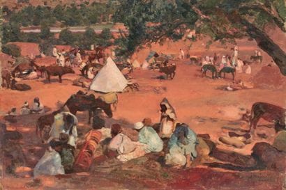 Jacques MAJORELLE (1886-1962)
Le Moussem...