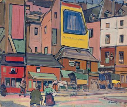 Pierre DE BELAY (1890-1947)
Rue animée circa...