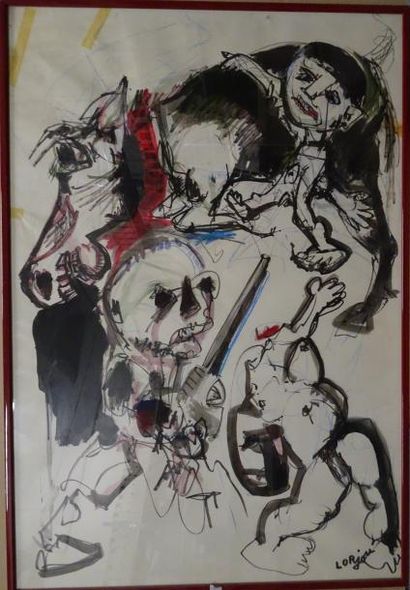 Bernard LORJOU (1908-1986)


Tête de mort...