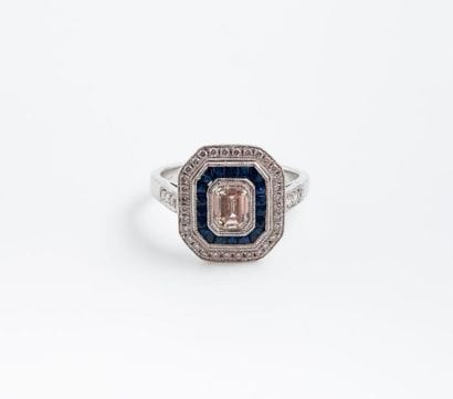 BRANAR


Bague en platine (850) à table rectangulaire...