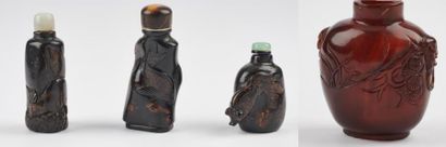 Japon, XIXème siècle.


Trois flacons tabatières...