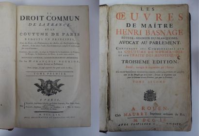 Henri BASNAGE 


Oeuvres de Maître Henri...
