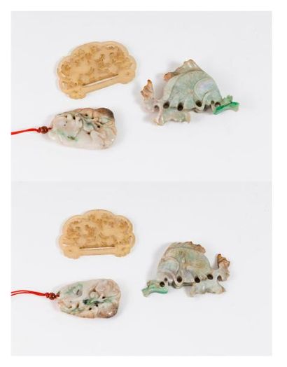 CHINE, XIXème-XXème siècles


- Deux pendentifs...