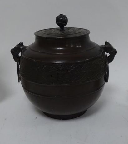 CHINE


Pot couvert en bronze à décor de...