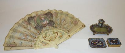 Partie de garniture de bureau (recomposée)...