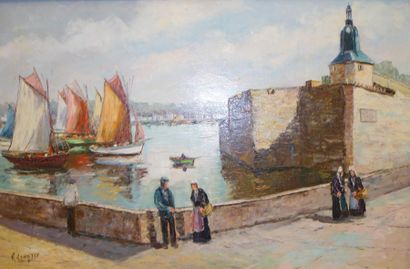 René LOROTTE (XXème siècle) 


La ville clos...