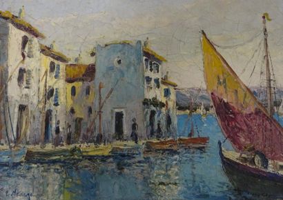 Vincent MANAGO (1880-1936)


Vue de port,...