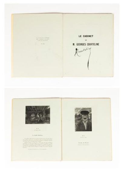 Exposition du cabinet de M.Georges COURTELINE....
