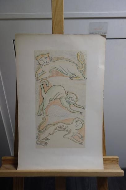 Henry de WAROQUIER (1881-1970)


Chat. 

Trois...