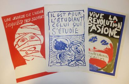 MAI 68 

Affiches, 1968.

Ensemble de 29...