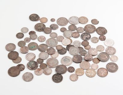 Ensemble de pièces divisionnaires en argent...