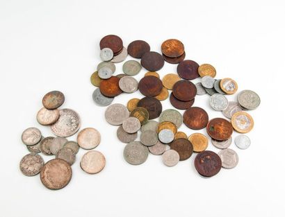 TOUS PAYS, XIXème-XXème siècles

Lot de pièces...