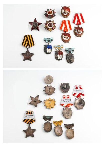 RUSSIE - URSS


6 décorations et 4 insignes...