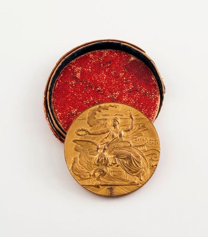 GRÈCE


Médaille en bronze doré de participant...