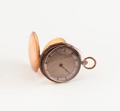 Montre de gousset en or jaune (750).

Couvercle...