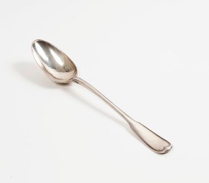 Cuillère à ragout en argent (950) modèle...