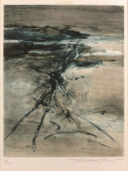 ZAO WOU-KI (1921-2013)
Gravure 187, 1969.
Agerup...