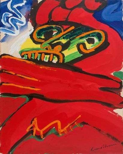 Bengt LINDSTRÖM (1925-2008)
Sans titre, 1980.
Acrylique...