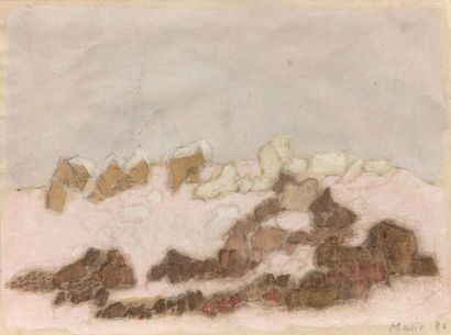 Zoran MUSIC (1909-2005)
Paysage aux rochers,...