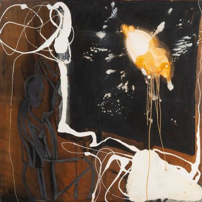 Thomas LANGE (1957)
L'artiste à sa fenêtre,...