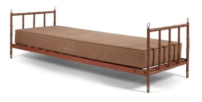 JACQUES ADNET (1900-1984)
Banquette lit,...