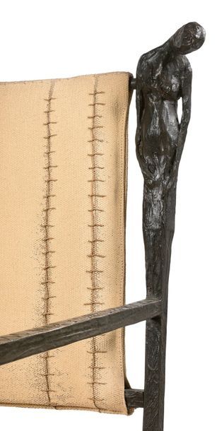 Ingrid DONAT (1957)
Banquette aux caryatides...