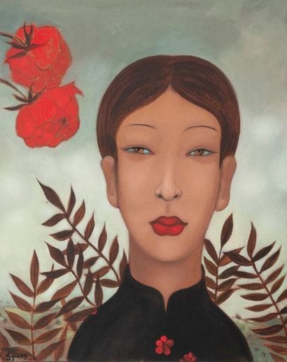 LI SHUANG (1957)
Amour serein, 2003.
Huile...