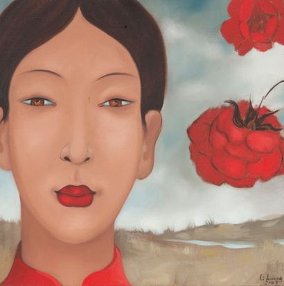 LI SHUANG (1957)
Lady 6, 2003.
Huile sur...