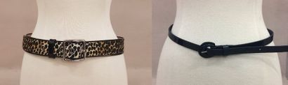 Lot comprenant : 

- DOLCE & GABBANA 

Ceinture...