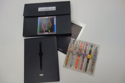 SWATCH


Lot de 6 montres bracelets. 

Mouvements...