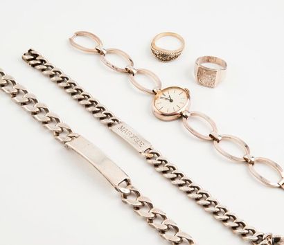 Montre bracelet de dame en argent (min.800)...