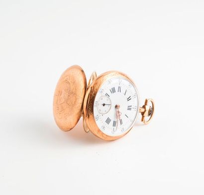 Montre de gousset en or jaune (750) 

Couvercle...