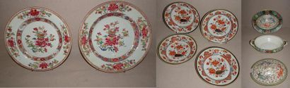 CHINE


Lot de porcelaines polychromes :

-...