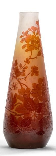 ÉTABLISSEMENTS GALLÉ


Vase tronconique à...