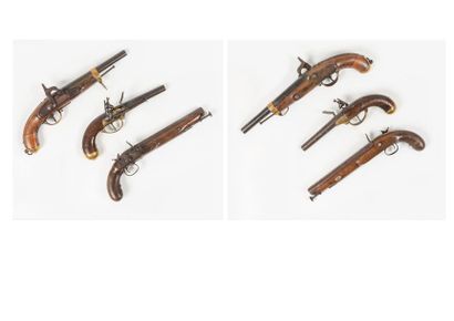 Lot de trois pistolets : 

1 - Pistolet de...