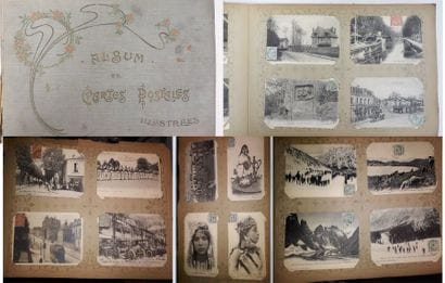 Album de cartes postales du début du XXème...