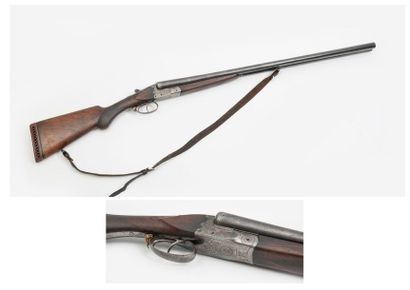 Fusil de chasse.

Canons juxtaposés, signés...