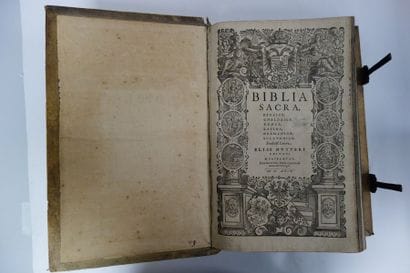 BIBLIA SACRA, Ebraice, Chaldaice, Graece,...