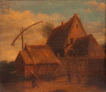 Ecole flamande de la fin du XVIIIème siècle...