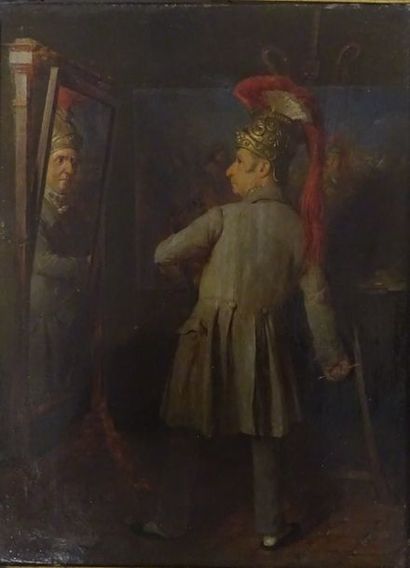 Attribuée à François-Auguste BIARD (1798-1882)...