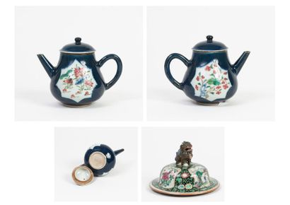 CHINE


- Petite théière piriforme en porcelaine...