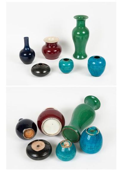 CHINE, XIXème-XXème siècles


Six vases en...