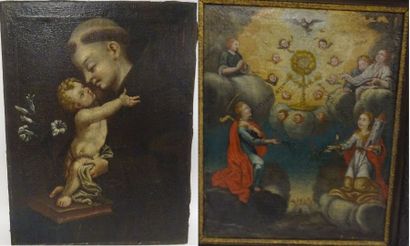Ecole hispanique (?) du XVIIIème siècle 


Saint...
