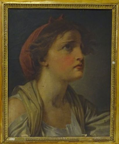Ecole du XIXème siècle dans le goût de GREUZE


Portrait...