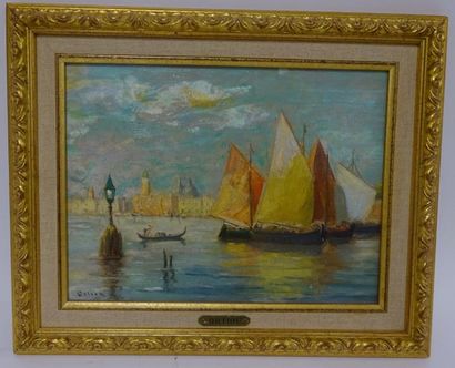 Attribuée à Paul ORTIOU (1807-?) 


Voiliers...