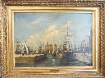 Gonzague PRIVAT (1843-?) 


Le port du Havre....
