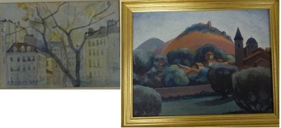 Renée GRATIOULET (1910-2007)


Vue de Paris.

Aquarelle.

Signée...