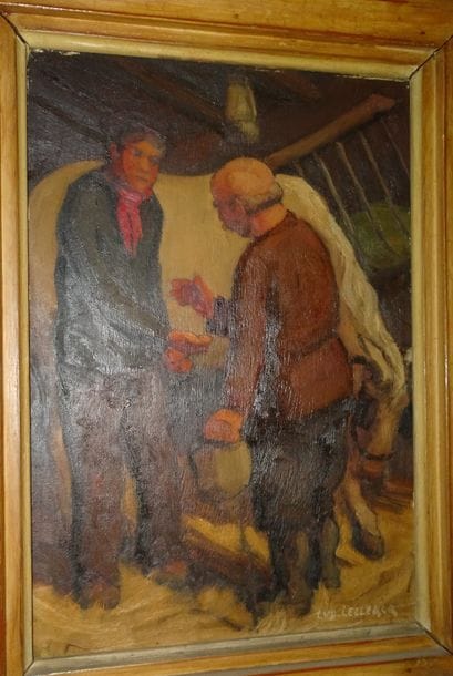 LUCIEN LECLERCQ (1895-1955)


Le marché conclu.

Huile...