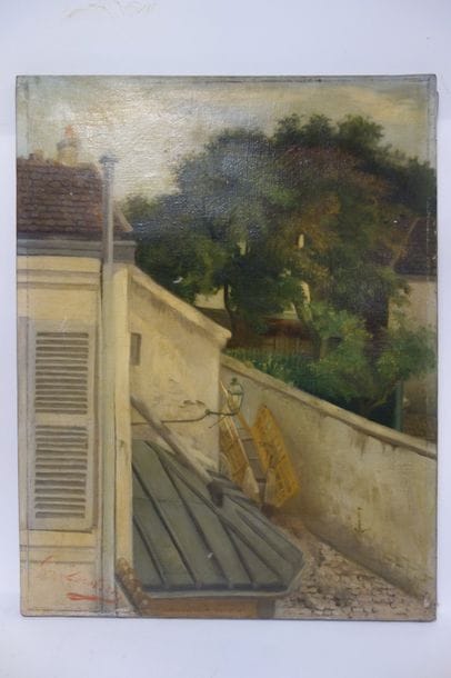 Ecole du XXe siècle.


L'angle de la maison....